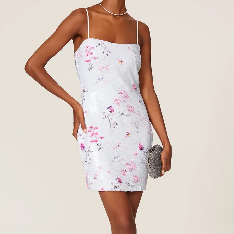 Likely Floral Sequin Reese Mini Dress